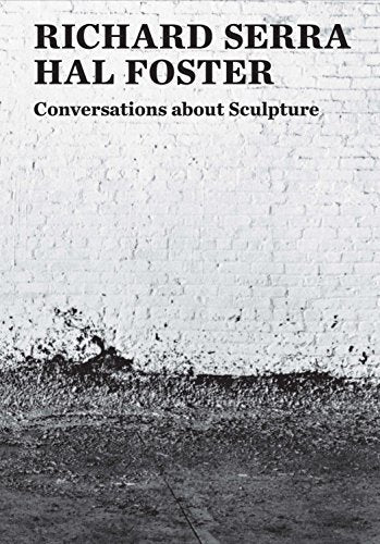 Book cover: “Conversations about Sculpture” with brick and dark abstract imagery.