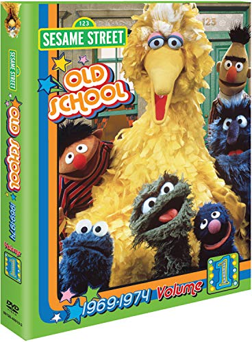 Sesame Street DVD cover featuring Big Bird and other classic characters.