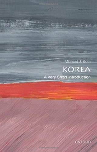 Book cover for "Korea: A Very Short Introduction" with abstract art.