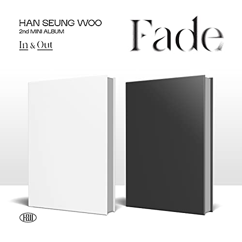 CD album cover for Han Seung-woo’s “Fade,” featuring black and white design.