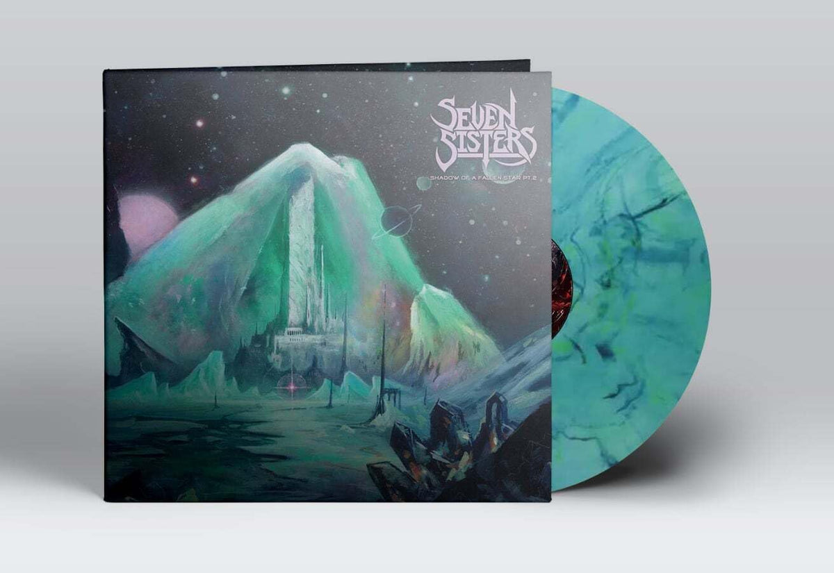 Vinyl record cover for Seven Sisters' "Shadow Of A Fallen Star Pt. 2".