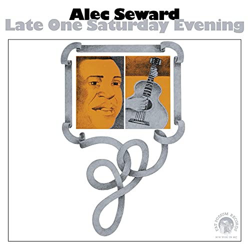 CD cover featuring Alec Seward, a portrait, and a guitar illustration.