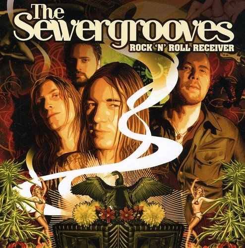 CD cover for "Sewergrooves - Rock N Roll Receiver" featuring band members.