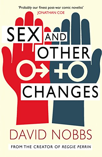Book cover: "Sex And Other Changes" with hands and gender symbols.