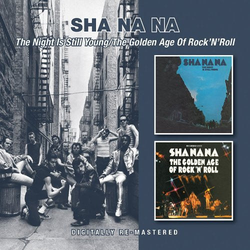 "CD cover with Sha Na Na band image and two album covers."