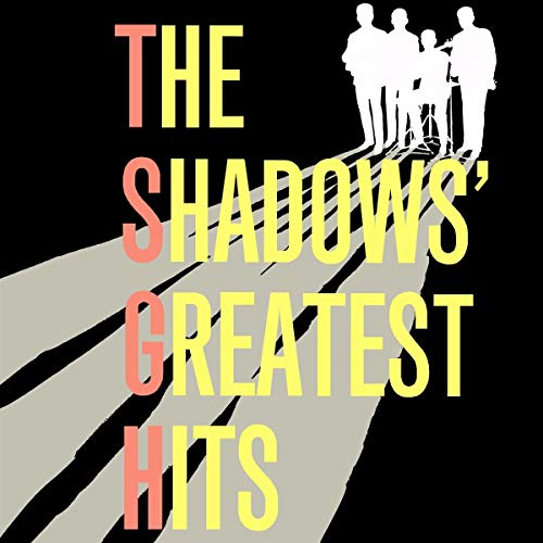 CD cover for The Shadows’ Greatest Hits with band silhouettes.