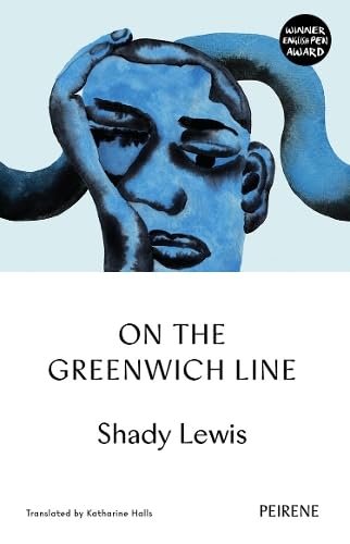 Book cover featuring a blue watercolor illustration of a person with a hand resting.