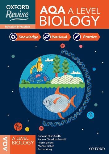 AQA A Level Biology revision guide cover with fish and landscape illustration.