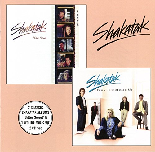 CD packaging for Shakatak albums “Bitter Sweet” and “Turn The Music Up”.