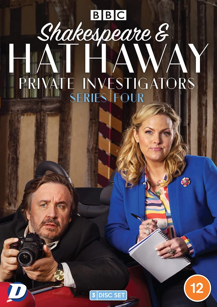 DVD cover for Shakespeare & Hathaway Series 4, featuring two detectives.