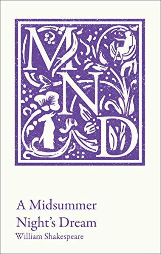 Book cover: “A Midsummer Night’s Dream” by William Shakespeare, purple design.