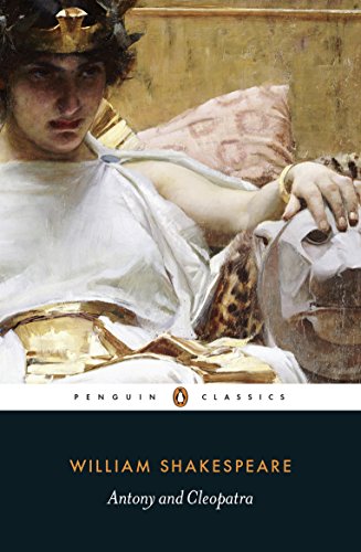 Painting of Cleopatra, book cover for Shakespeare’s Antony and Cleopatra.