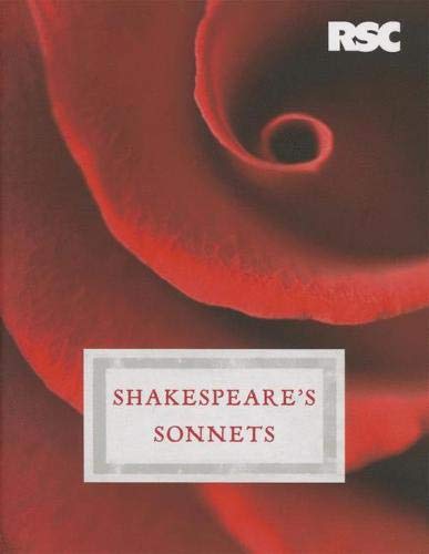 Red rose image with white text "Shakespeare's Sonnets" in a rectangle.