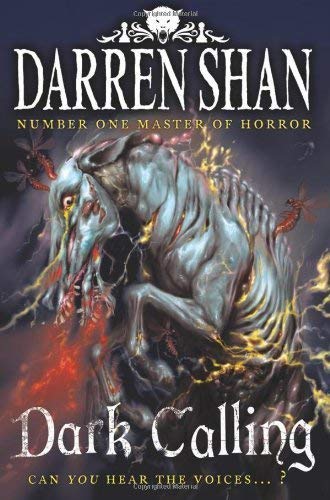 Book cover: “Dark Calling” features a monstrous, skeletal horse illustration.