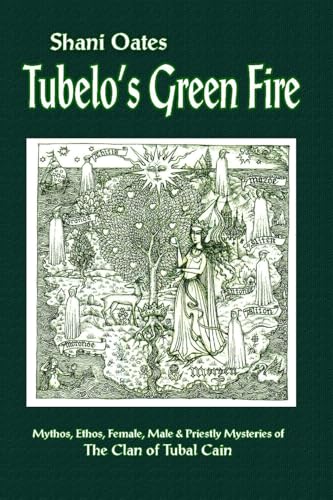 Book cover: “Tubelo’s Green Fire” with detailed illustration of a woman and landscape.