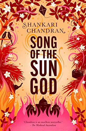 Book cover: āSong of the Sun Godā with floral and sun imagery.