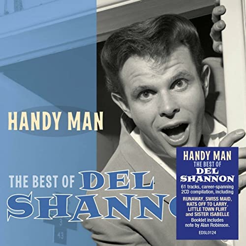 CD cover featuring Del Shannon in a black and white portrait.