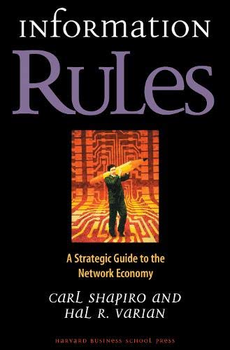 Book cover: “Information Rules” with a man inside a circuit board.