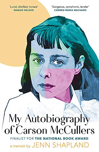 Book cover with a colorful, painted portrait of a young woman.