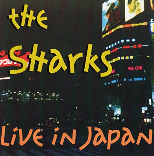 The Sharks "Live in Japan" vinyl album cover with city lights.