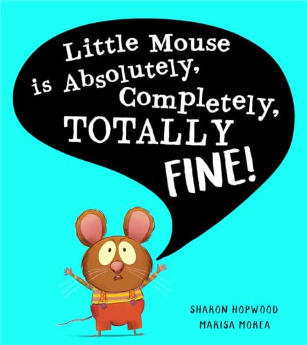 Cartoon mouse with outstretched paws, standing before a large speech bubble.