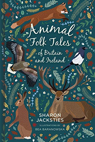 Book cover with illustrations of British and Irish animals like foxes and deer.
