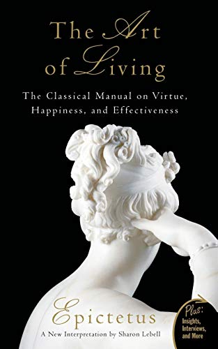 Book cover featuring a white marble statue bust against a black background.