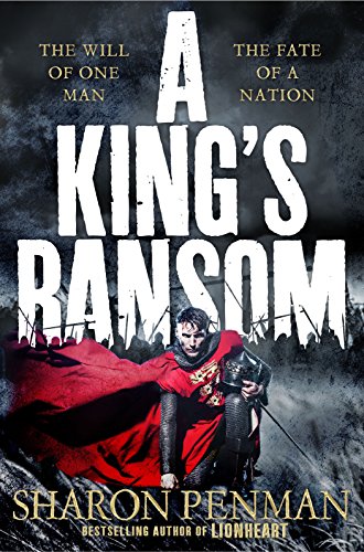 Book cover for A King's Ransom showing a medieval knight in a red cloak.