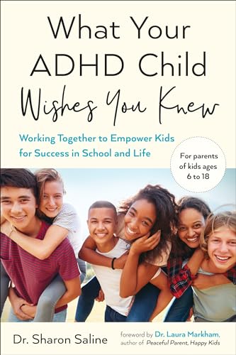 Book cover with diverse children smiling and embracing, titled "What Your ADHD Child Wishes You Knew".