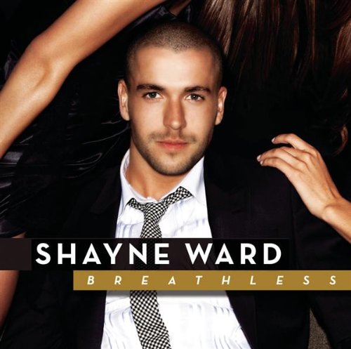 Shayne Ward album cover, "Breathless", featuring a portrait of the singer.