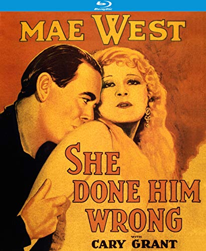 She Done Him Wrong" Blu-ray cover with Mae West and Cary Grant.