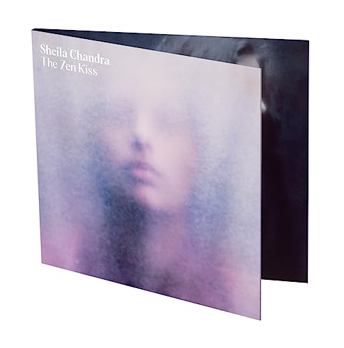 CD cover for The Zen Kiss by Sheila Chandra featuring a blurry purple portrait.
