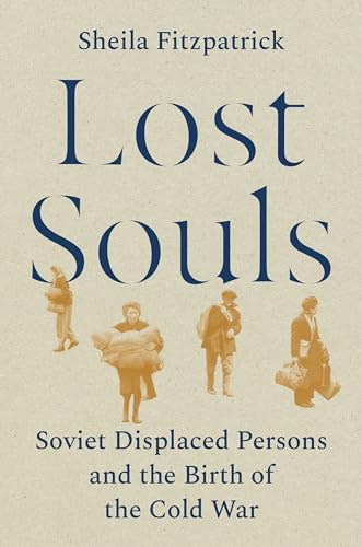Book cover: “Lost Souls” with sepia-toned images of displaced people.