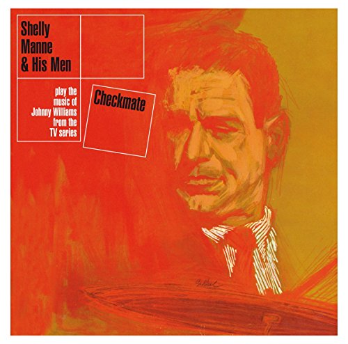 CD cover for Shelly Manne’s “Checkmate” featuring a sketched portrait.