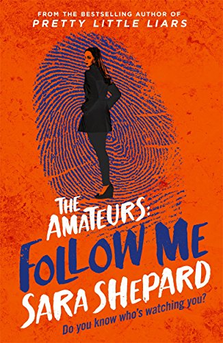 Book cover: woman silhouetted against a large fingerprint on orange.