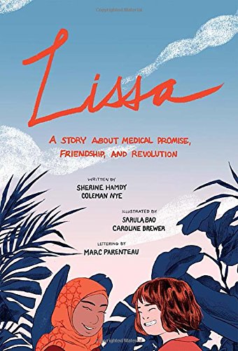 Book cover with illustrated women and bold red title, “Lissa.”