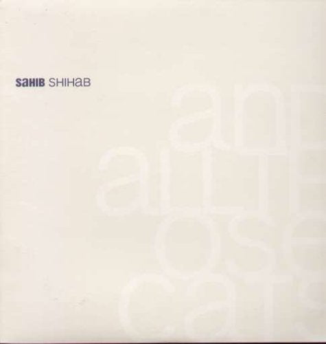 White vinyl record cover with faint, stacked text: "Sahib Shihab and All Those Cats".
