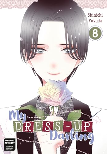 Manga cover featuring a character holding a rainbow rose with the title text overlay.