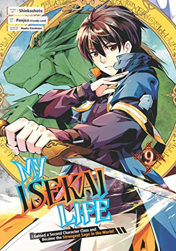 Anime-style book cover featuring a young man with a sword and dragon emblem.