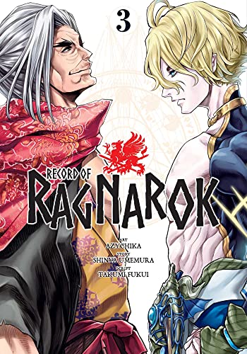 Record of Ragnarok, Vol. 3 cover with two illustrated male fighters.
