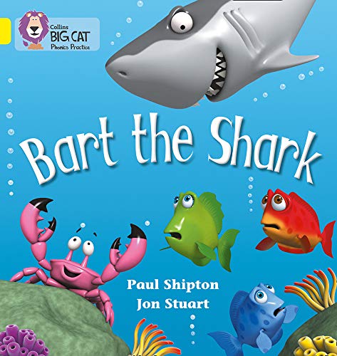 Book cover featuring a cartoon shark and colorful underwater creatures.