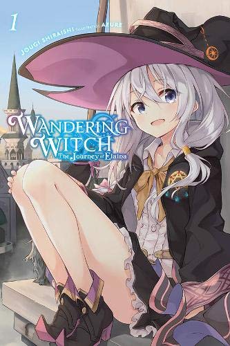 Cover of “Wandering Witch: The Journey of Elaina, Vol. 1” featuring a young witch.