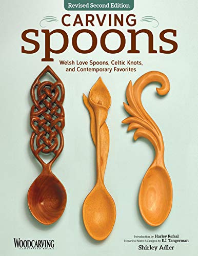 Book cover featuring three intricately carved wooden spoons.