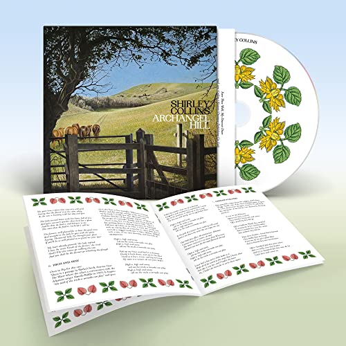 Shirley Collins "Archangel Hill" CD with landscape cover art and booklet.