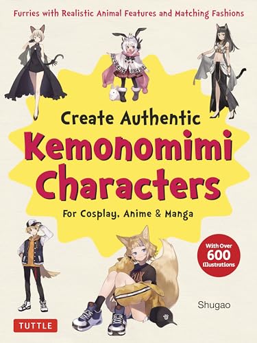 Book cover featuring illustrated anime characters with animal features and clothing.