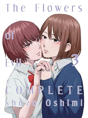 Book cover: two young women embrace, manga style, with title text.