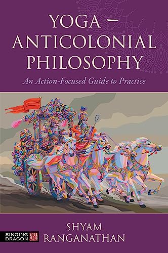 Book cover with purple background and illustration of a chariot drawn by white horses.