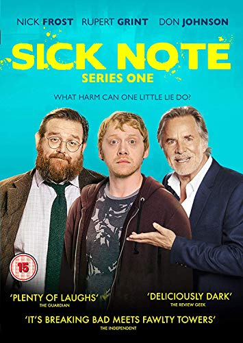DVD cover featuring Nick Frost, Rupert Grint, and Don Johnson.
