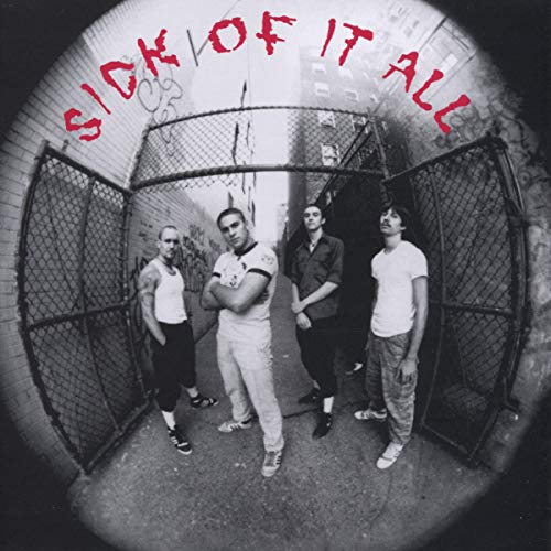 CD cover for Sick of It All, featuring four men in front of a gate.