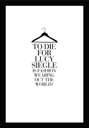 Book cover with black hanger silhouette and title: “To Die For.”